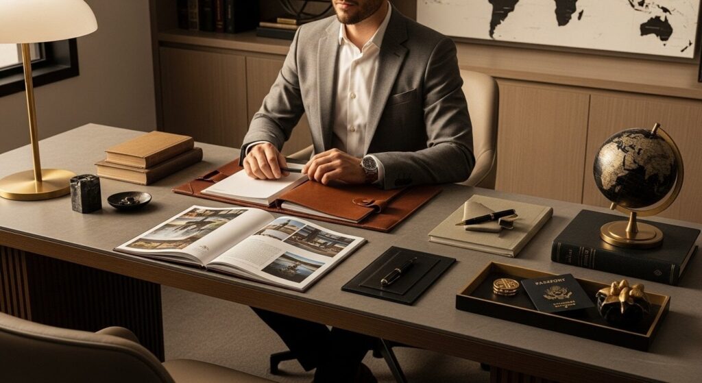 Future of AI powered travel agencies investment analysis dashboard displaying market growth projections and financial opportunity data