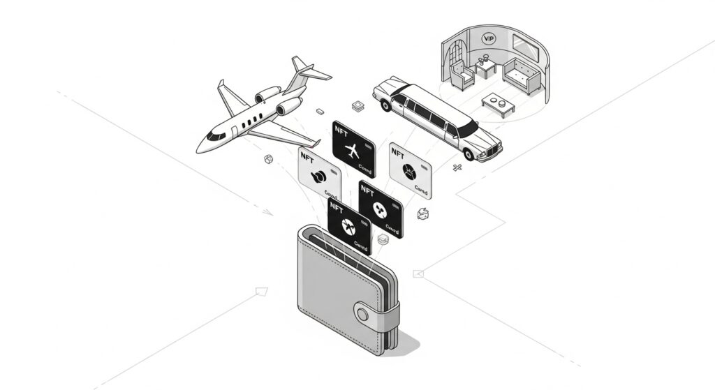 Digital NFT memberships converting to real luxury travel benefits