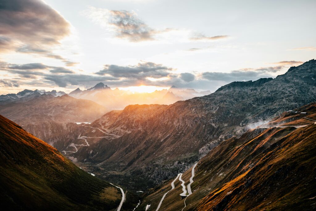 Furka Pass / uxury car rental Switzerland with SAC-Sportscars 