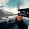 Elite athlete using biohacking tools for optimization