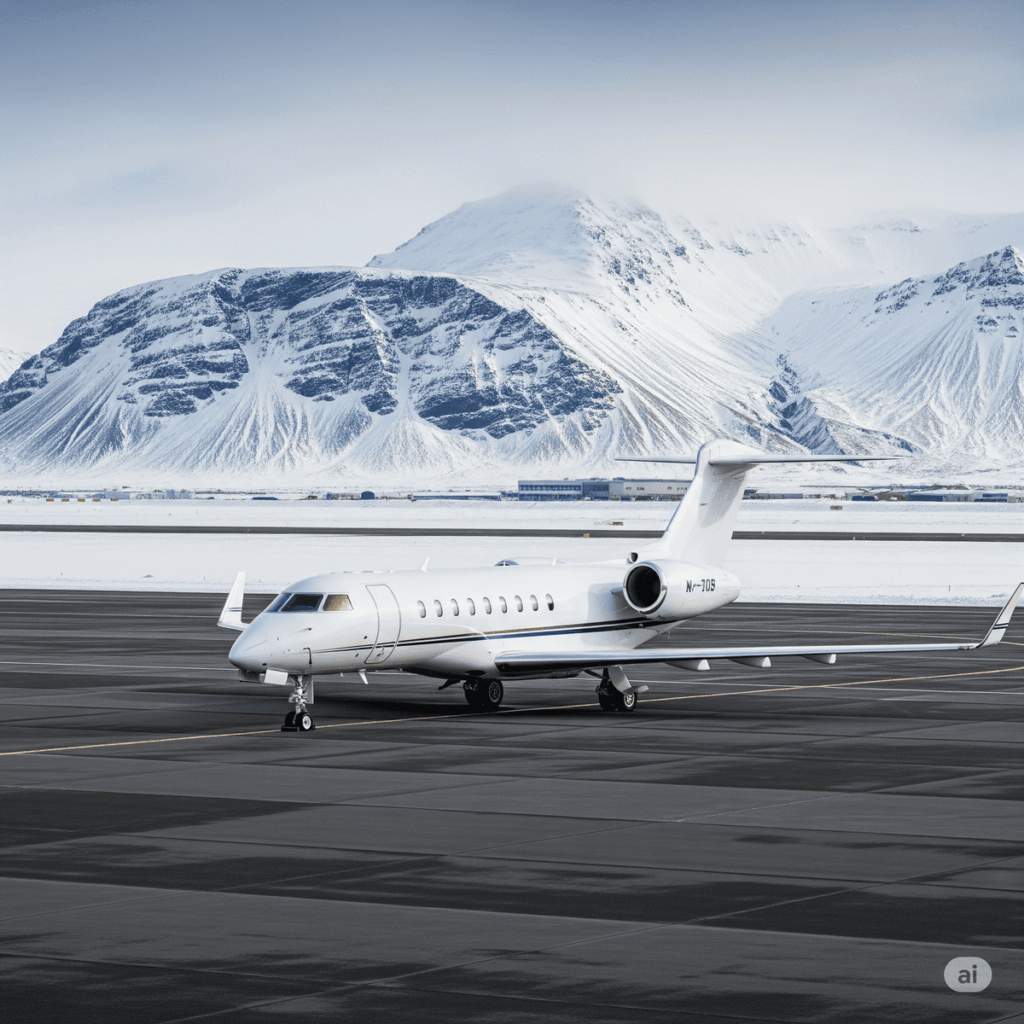 Movie filming locations in Iceland accessible by private jet charter