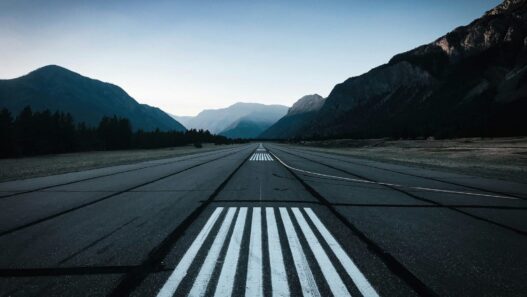 Breathtaking airport landings at challenging terrain with private jets approaching dramatic mountain airports