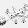 PrivateCharterX is live with a revolutionary blockchain platform for luxury travel, showing private jet and digital network connections