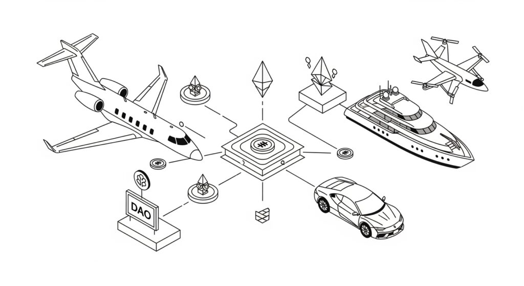 Revolutionary first mobility tokenization governance network visualization