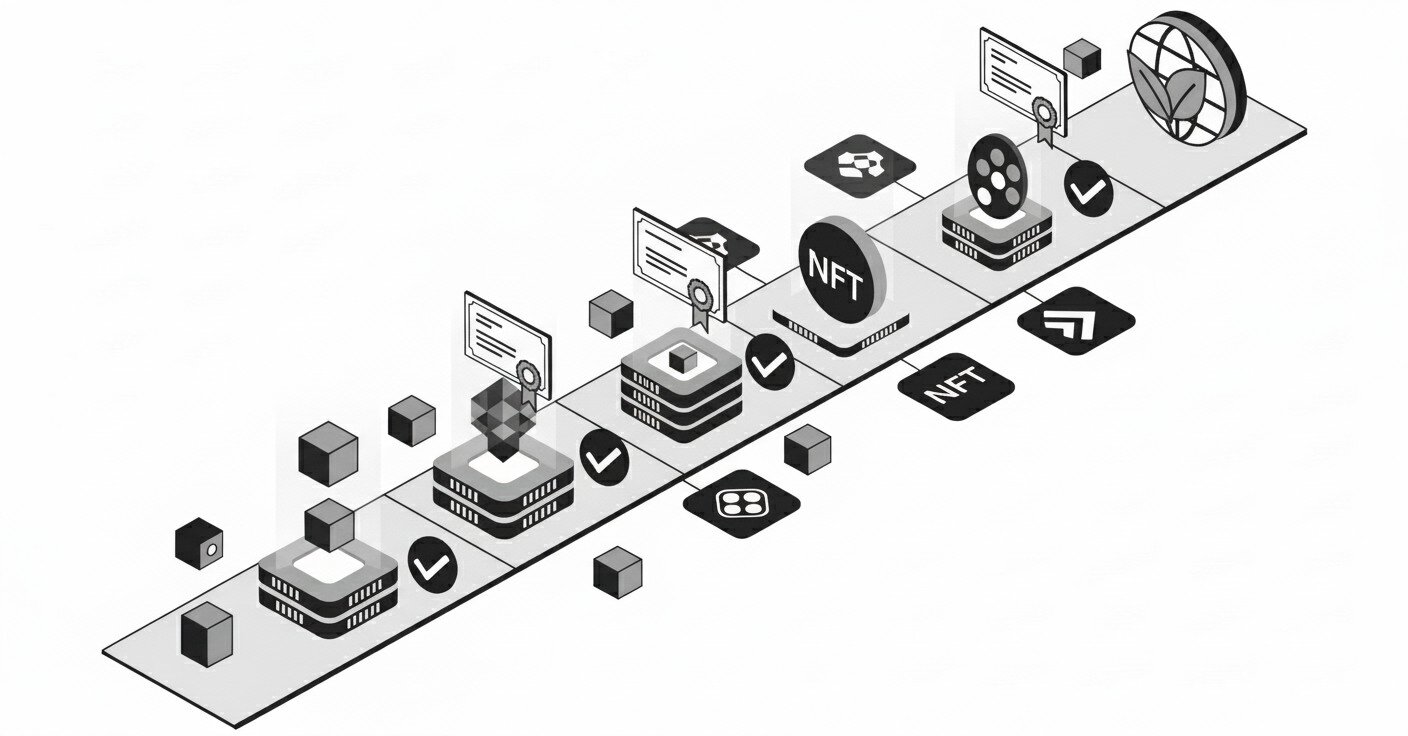  blockchain CO2 offset certificate