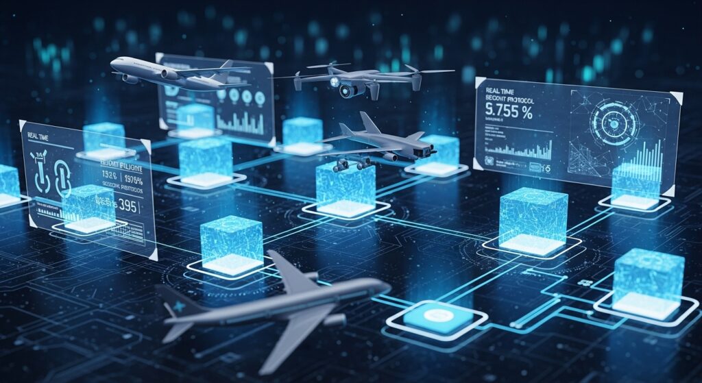 Government aviation transparency blockchain operations center demonstrating federal fleet accountability systems integration
