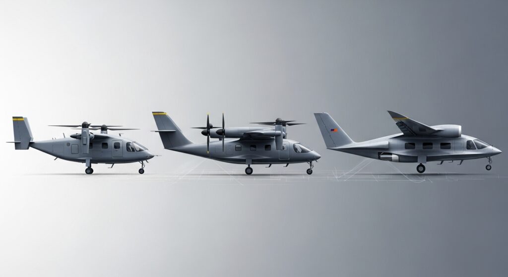 Emerging eVTOL companies and flying taxi manufacturers developing innovative aircraft worldwide