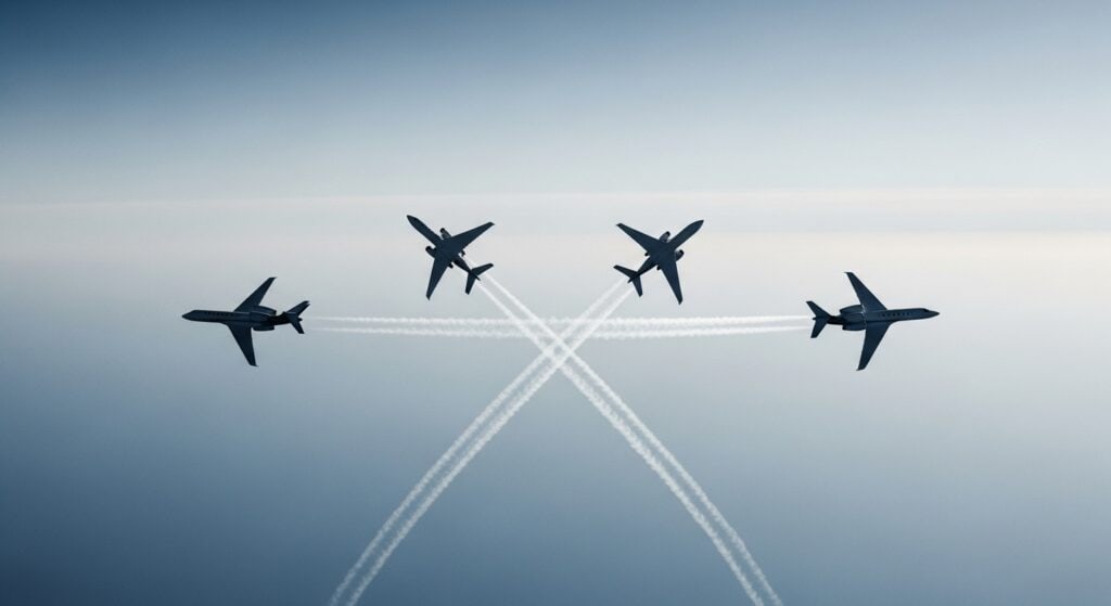 Private jet cost break-even analysis showing charter vs membership vs ownership by usage hours