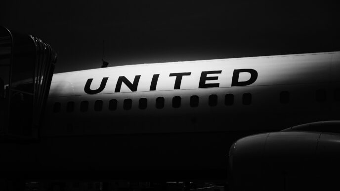 United Airlines business class Polaris cabin interior lie-flat seats premium international aircraft United business class 2026